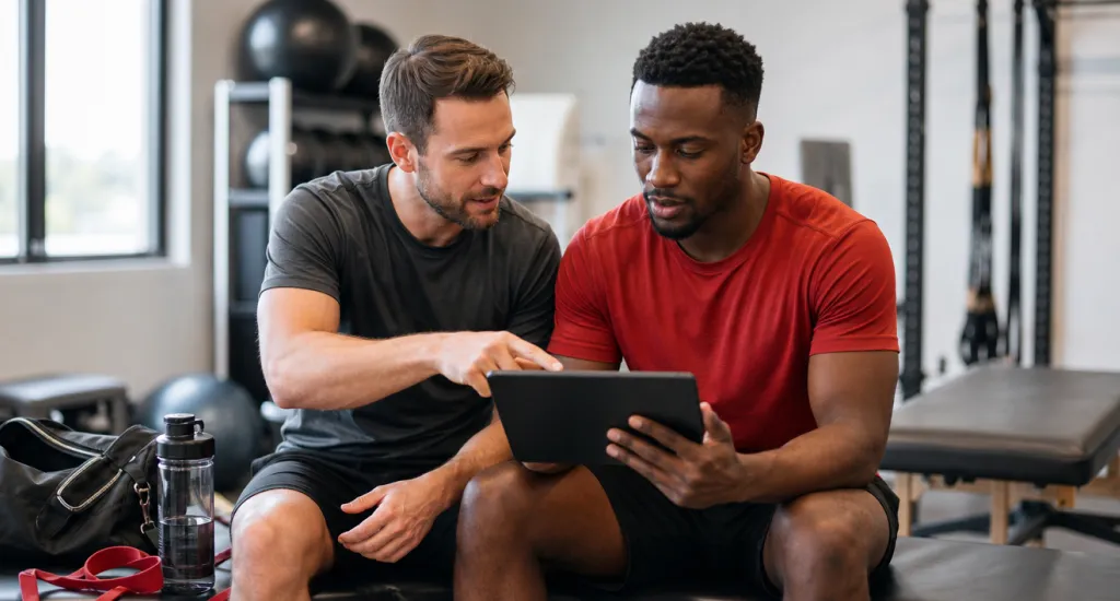 person checking reputation reviews and referrals before choosing a service provide