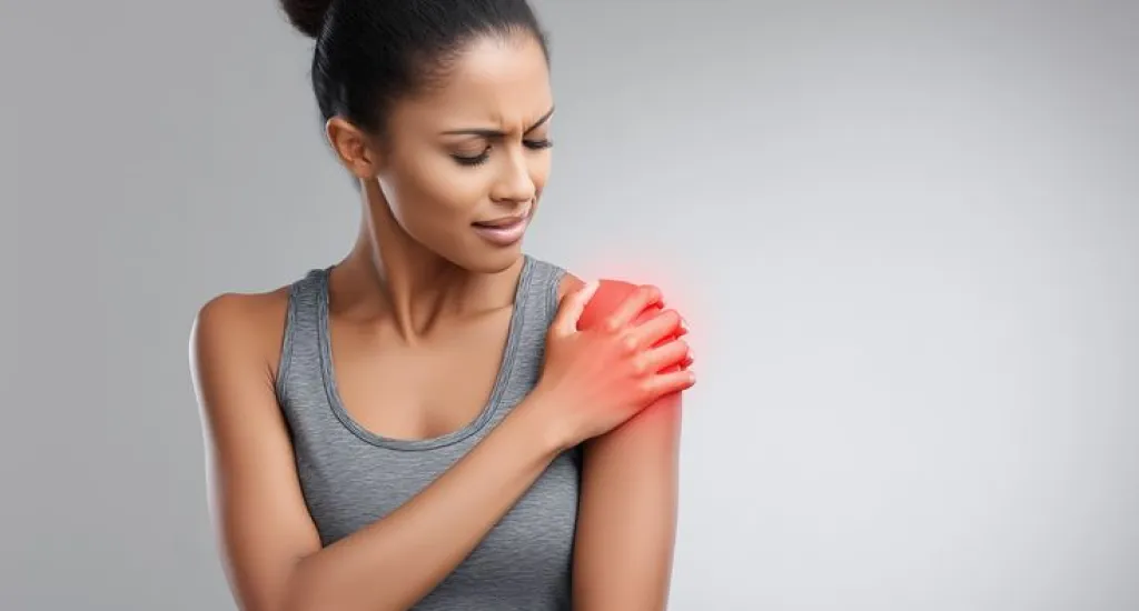 Physical therapy treatment for shoulder pain with guided shoulder exercise