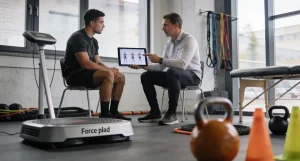 Trusted rehabilitation provider helping a patient with recovery and physical therapy guidance