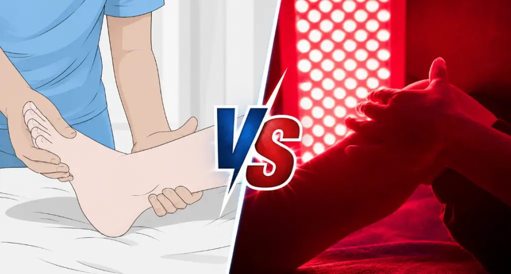 Red light therapy vs other tendonitis treatments
