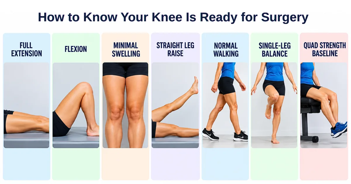 Checklist of signs your knee is ready for ACL surgery